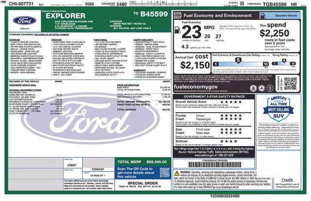 2026 Ford Explorer Platinum