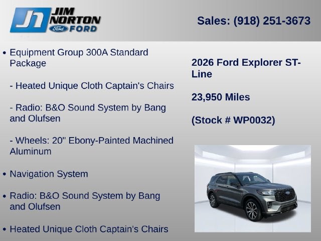 2026 Ford Explorer ST-Line