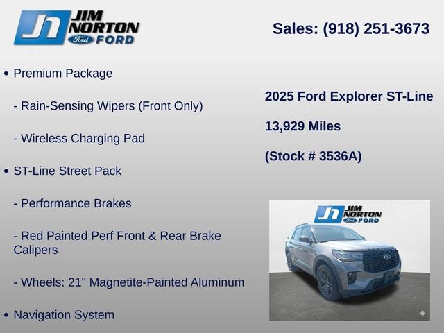 2025 Ford Explorer ST-Line
