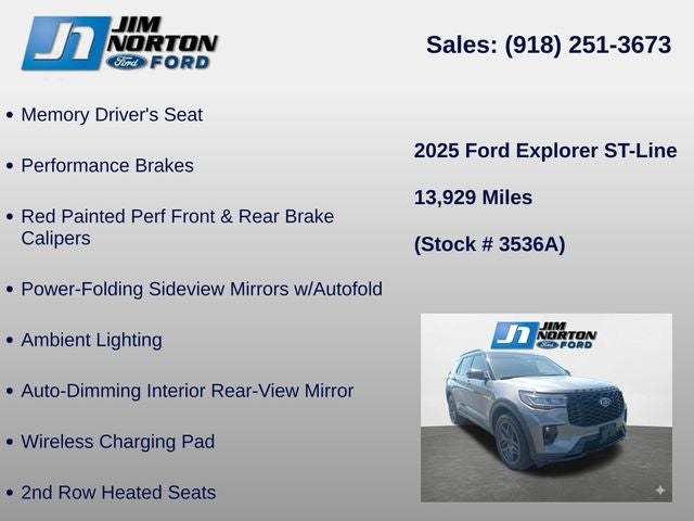 2025 Ford Explorer ST-Line