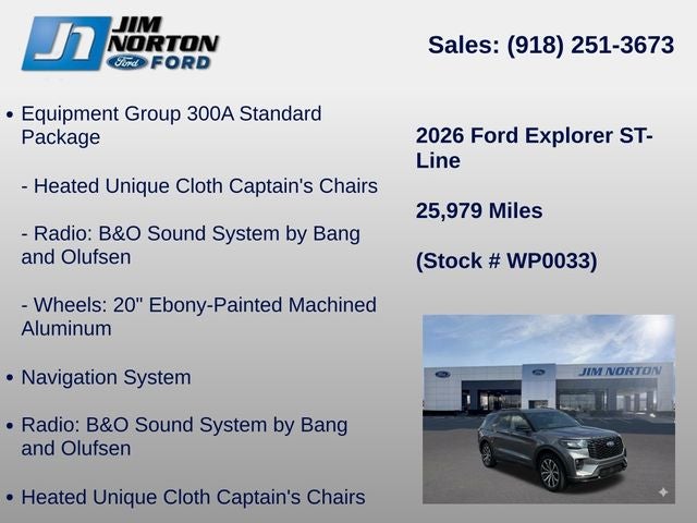2026 Ford Explorer ST-Line