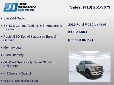 2019 Ford F-250SD Limited