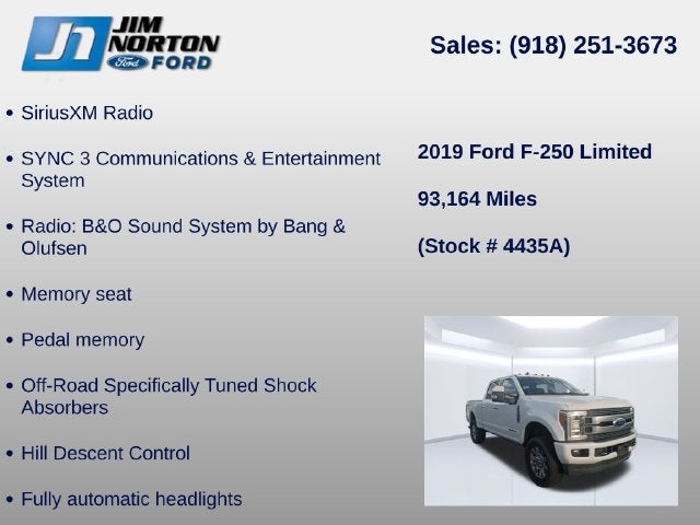 2019 Ford F-250SD Limited