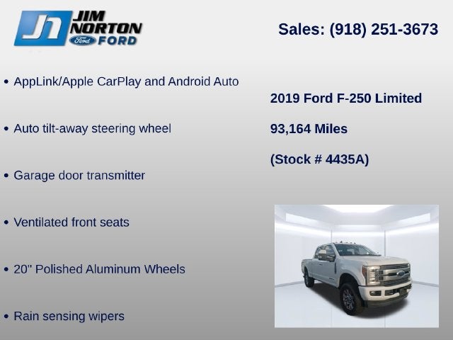 2019 Ford F-250SD Limited