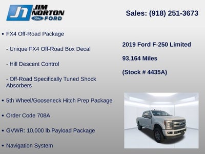 2019 Ford F-250SD Limited