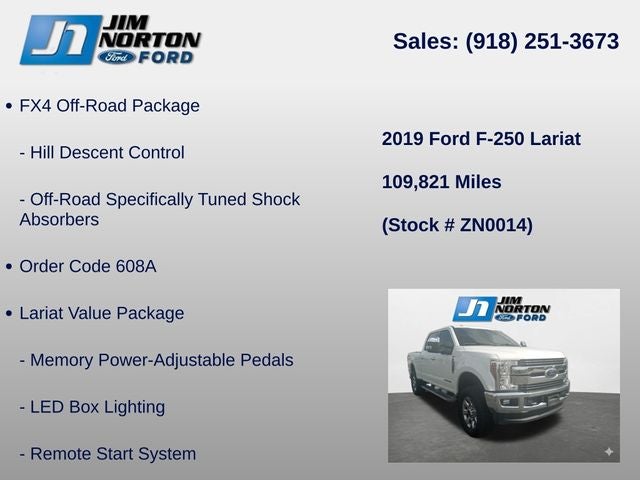 2019 Ford F-250SD Lariat