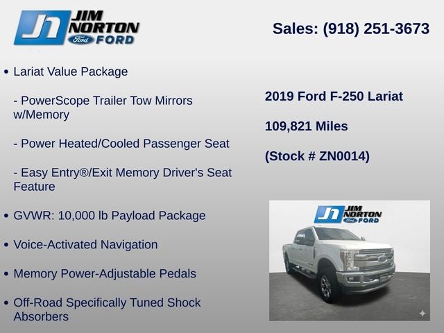 2019 Ford F-250SD Lariat