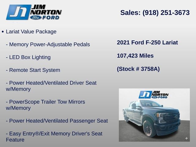 2021 Ford F-250SD Lariat