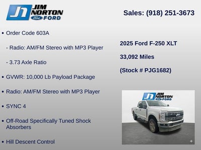2025 Ford F-250SD XLT