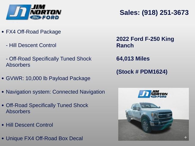 2022 Ford F-250SD King Ranch