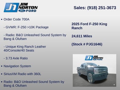 2025 Ford F-250SD King Ranch