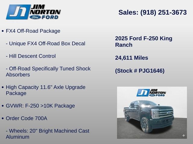 2025 Ford F-250SD King Ranch
