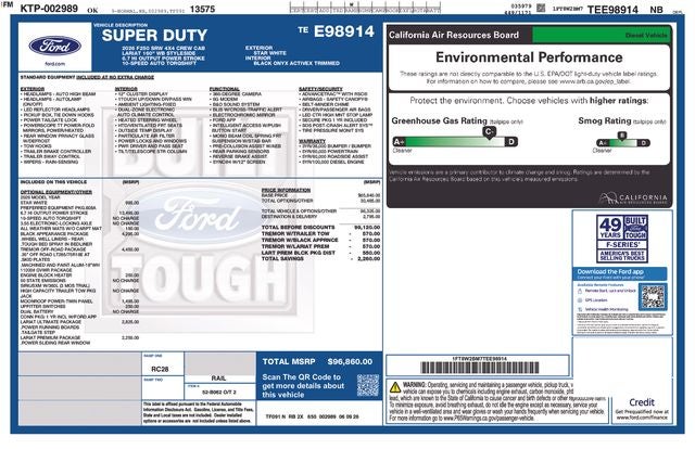 2026 Ford F-250SD F-250® Lariat®