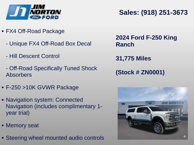 2024 Ford F-250SD King Ranch