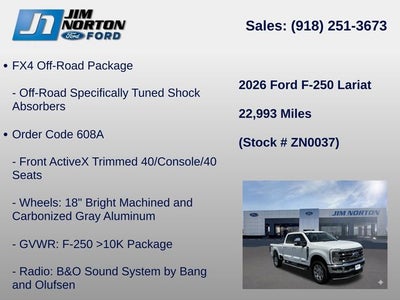 2026 Ford F-250SD Lariat
