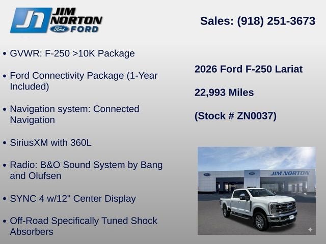 2026 Ford F-250SD Lariat