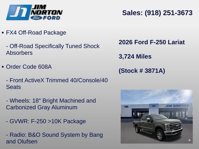 2026 Ford F-250SD Lariat