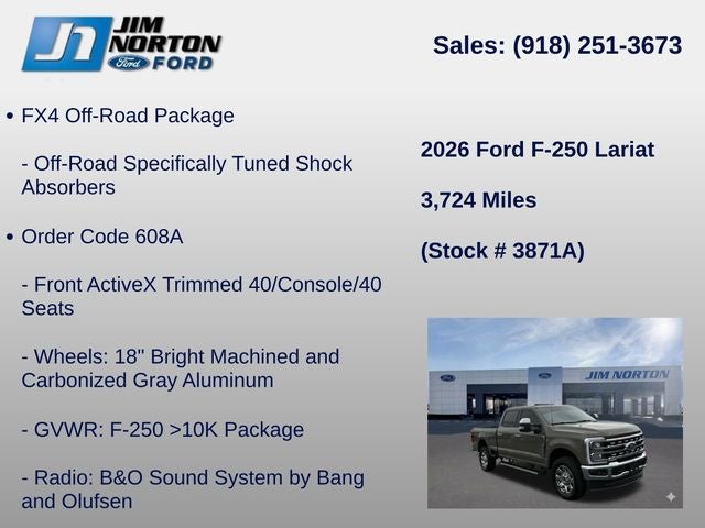 2026 Ford F-250SD Lariat
