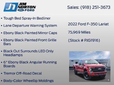 2022 Ford F-350SD Lariat Ultimate Tremor