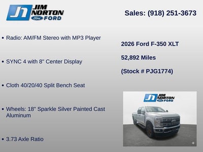 2026 Ford F-350SD XLT