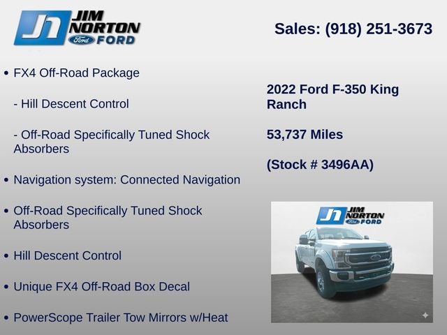 2022 Ford F-350SD King Ranch
