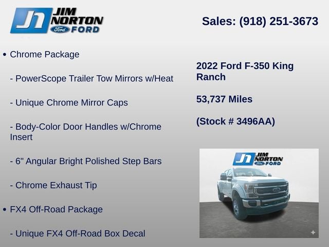 2022 Ford F-350SD King Ranch