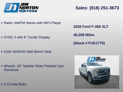 2026 Ford F-350SD XLT