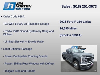 2025 Ford F-350SD Lariat DRW