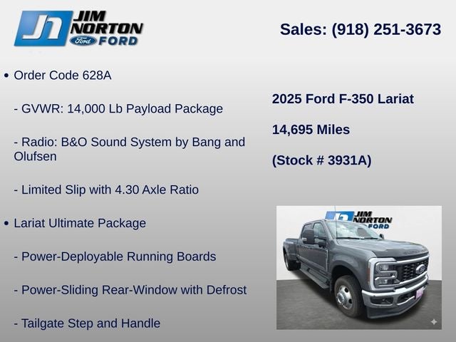 2025 Ford F-350SD Lariat DRW