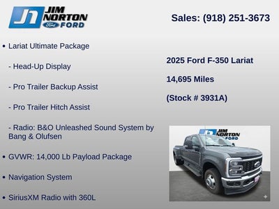 2025 Ford F-350SD Lariat DRW