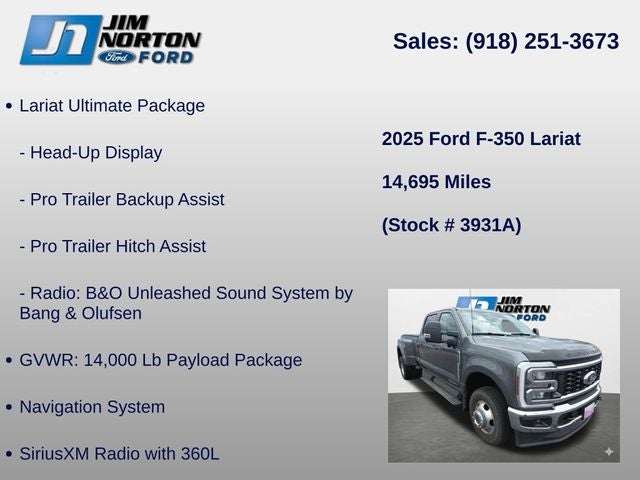 2025 Ford F-350SD Lariat DRW