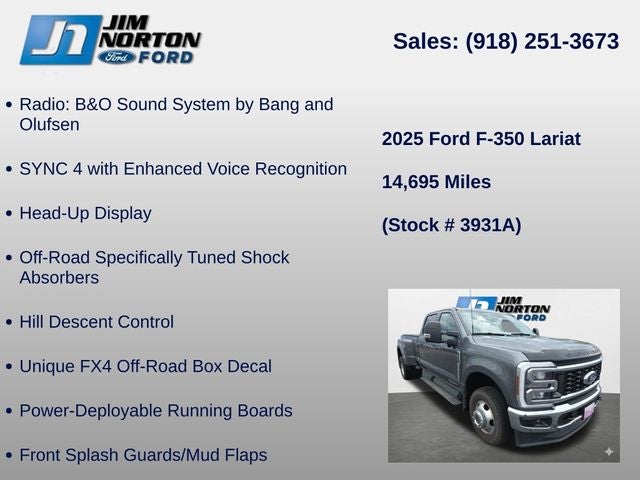 2025 Ford F-350SD Lariat DRW