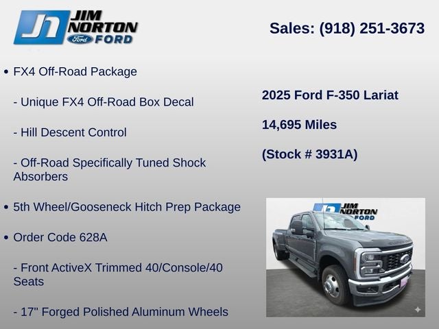 2025 Ford F-350SD Lariat DRW