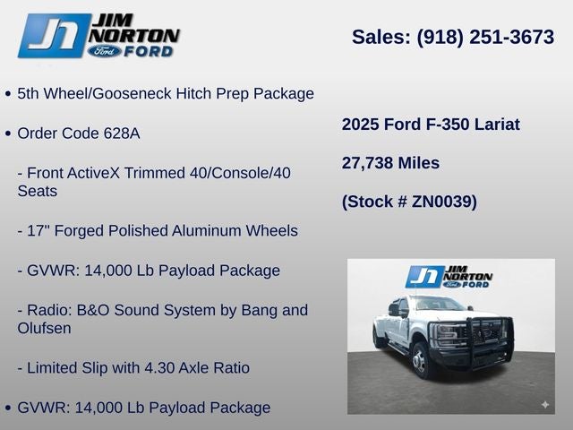 2025 Ford F-350SD Lariat