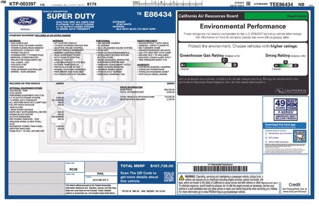 2026 Ford F-450SD Platinum