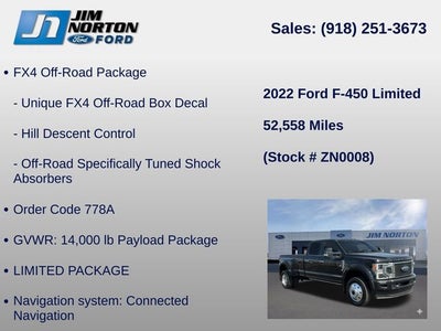 2022 Ford F-450SD Limited