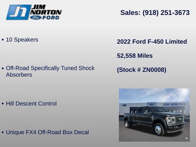 2022 Ford F-450SD Limited