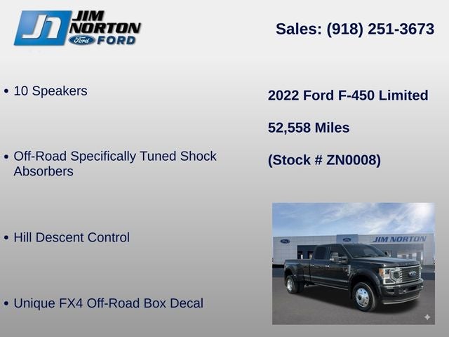 2022 Ford F-450SD Limited