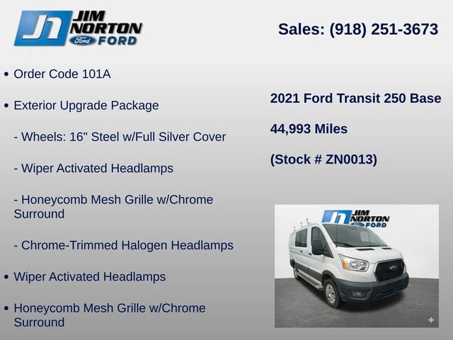 2021 Ford Transit-250 Base