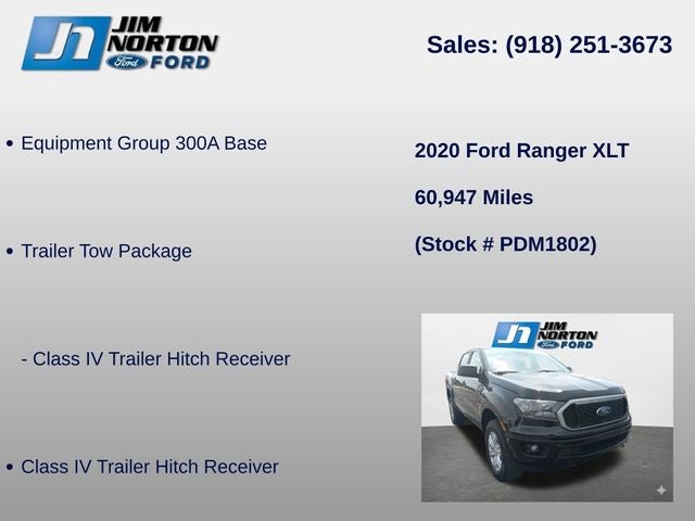 2020 Ford Ranger XLT