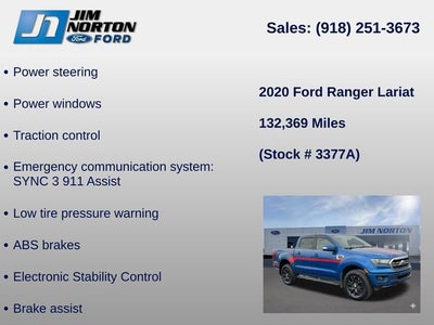 2020 Ford Ranger Lariat