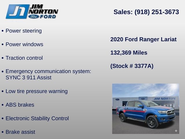 2020 Ford Ranger Lariat