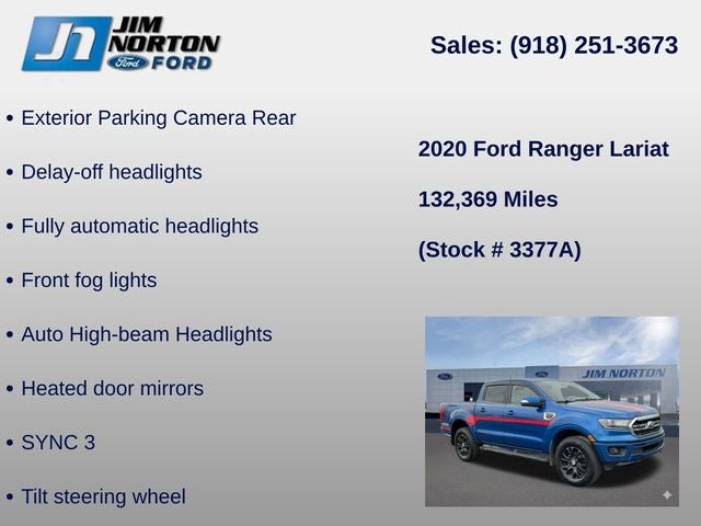 2020 Ford Ranger Lariat