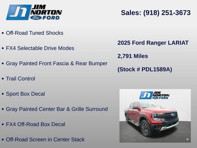 2025 Ford Ranger Lariat
