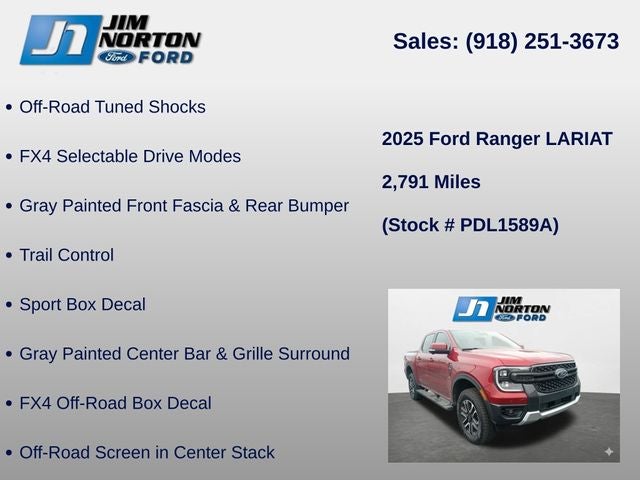 2025 Ford Ranger Lariat