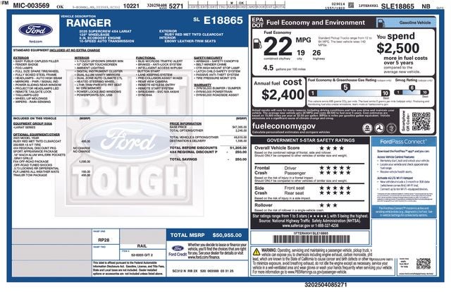 2025 Ford Ranger Lariat