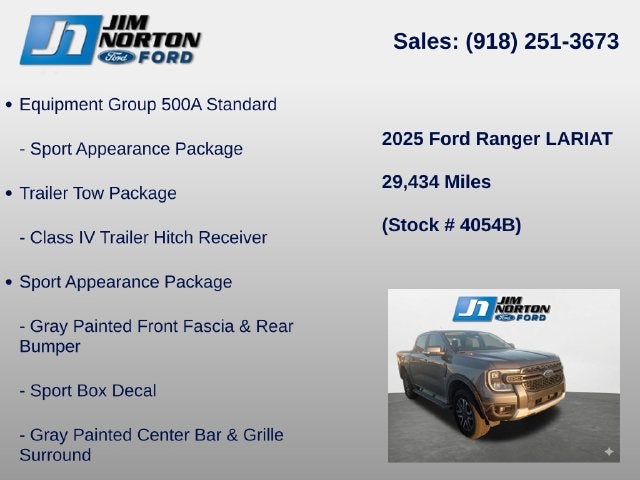 2025 Ford Ranger Lariat