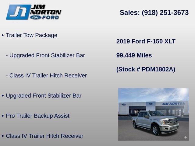 2019 Ford F-150 XLT