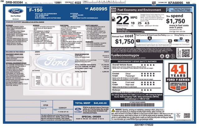 2019 Ford F-150 XLT
