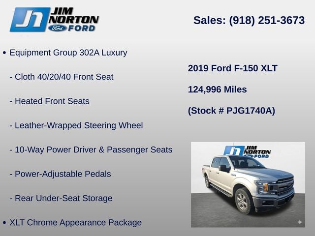 2019 Ford F-150 XLT